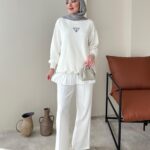 Muadil Sweat - Beyaz