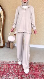 Lisa Oyşo Takım - Bej - Görsel 7