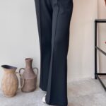 Uzun Scuba Çimalı Pantalon - Siyah