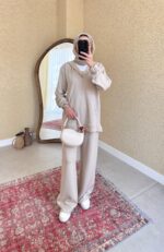 Lisa Oyşo Takım - Bej - Görsel 9