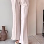 Uzun Scuba Çimalı Pantalon - Taş