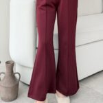 Uzun Scuba Çimalı Pantalon - Bordo