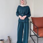 Zerda Kemerli Premium Oyşo Takım - Petrol Yeşili