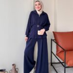 Zerda Kemerli Premium Oyşo Takım - Lacivert