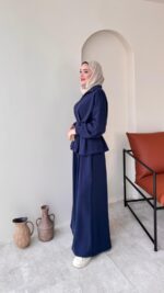 Zerda Kemerli Premium Oyşo Takım - Lacivert - Görsel 2