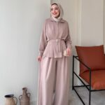 Zerda Kemerli Premium Oyşo Takım - Bej