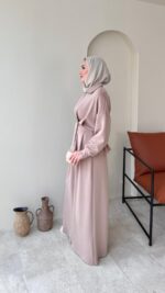 Zerda Kemerli Premium Oyşo Takım - Bej - Görsel 2