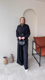 Zerda Kemerli Premium Oyşo Takım - Siyah