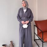 Zerda Kemerli Premium Oyşo Takım - Antrasit