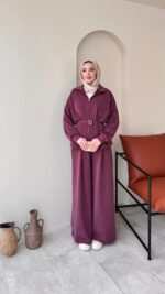 Zerda Kemerli Premium Oyşo Takım - Mürdüm - Görsel 6