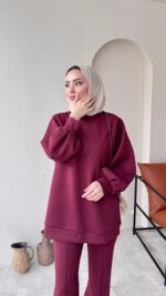 Siva Oyşo Takım - Bordo - Görsel 2