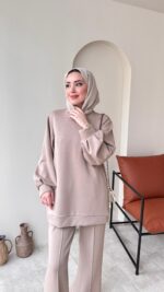 Siva Oyşo Takım - Bej - Görsel 3