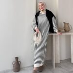 Misra Basic Elbise - Siyah