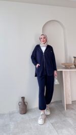 Herme Salaş Oyşo Takım - Lacivert - Görsel 2