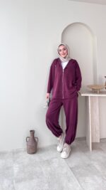 Herme Salaş Oyşo Takım - Mürdüm - Görsel 2