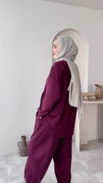 Herme Salaş Oyşo Takım - Mürdüm - Görsel 5