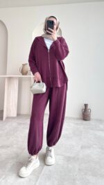 Herme Salaş Oyşo Takım - Mürdüm - Görsel 7