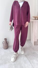 Herme Salaş Oyşo Takım - Mürdüm - Görsel 8