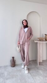 Herme Salaş Oyşo Takım - Bej - Görsel 3