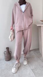 Herme Salaş Oyşo Takım - Bej - Görsel 5