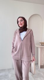 Herme Salaş Oyşo Takım - Bej - Görsel 7