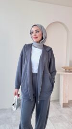 Herme Salaş Oyşo Takım - Antrasit - Görsel 3