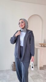 Herme Salaş Oyşo Takım - Antrasit - Görsel 7