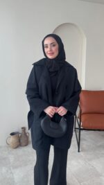 Dinar Tasarım Trenç - Siyah - Görsel 4