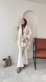 Dinar Tasarım Trenç - Bej