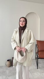 Dinar Tasarım Trenç - Bej - Görsel 3