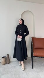 Viril Merserize Hırka - Siyah - Görsel 2