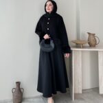 Mono Kürklü Hırka - Siyah