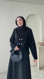 Besa Angora Hırka - Siyah - Görsel 8