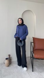 Bushu Basic Tişört - Lacivert - Görsel 2