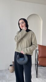 Bushu Basic Tişört - Soft Yeşil - Görsel 2