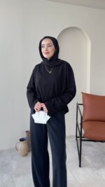 Bushu Basic Tişört - Siyah - Görsel 4