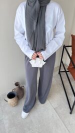 Bushu Basic Tişört - Beyaz - Görsel 5