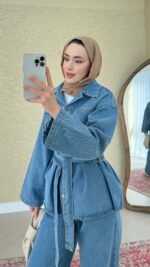 Dina Kot Takım - Mavi - Görsel 6