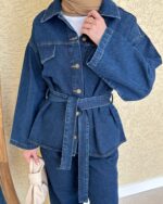 Dina Kot Takım - Lacivert - Görsel 8