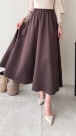 Scuba Etek - Kahverengi