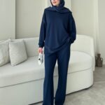 Mihri Şeritli Oyşo Takım - Lacivert