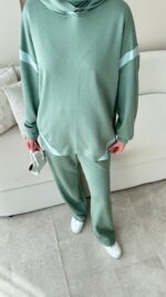 Mihri Şeritli Oyşo Takım - Mint Yeşil - Görsel 6