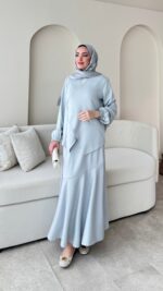 Sali Asimetrik Takım - Gri - Görsel 5