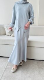 Sali Asimetrik Takım - Gri - Görsel 9