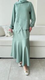 Sali Asimetrik Takım - Mint Yeşil - Görsel 7