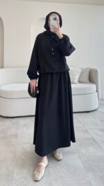 Urla Oyşo Takım - Siyah - Görsel 7