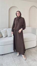 Urla Oyşo Takım - Kahverengi