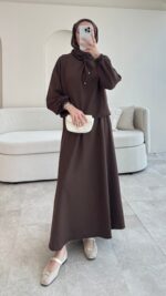 Urla Oyşo Takım - Kahverengi - Görsel 7