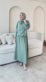 Urla Oyşo Takım - Mint Yeşil - Görsel 5