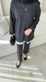 Kırlı Takım - Siyah - Görsel 4